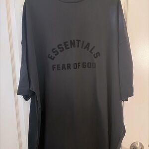 Fear of God Essentials Charcoal Tee